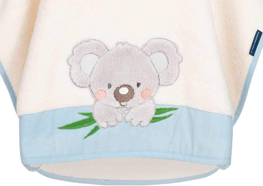 Morgenstern Kinder Badeponcho Koala 1-3 Jahre Blau, 1-3 Jahre Blau