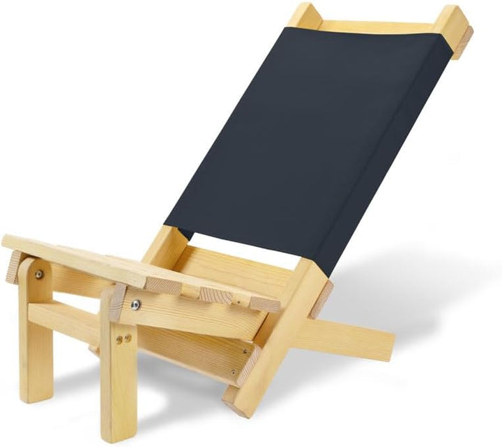 SDJOOL klappbarer Strandstuhl, Campingstuhl, Gartenstuhl, Liegestuhl aus Holz - Outdoorstuhl klappba