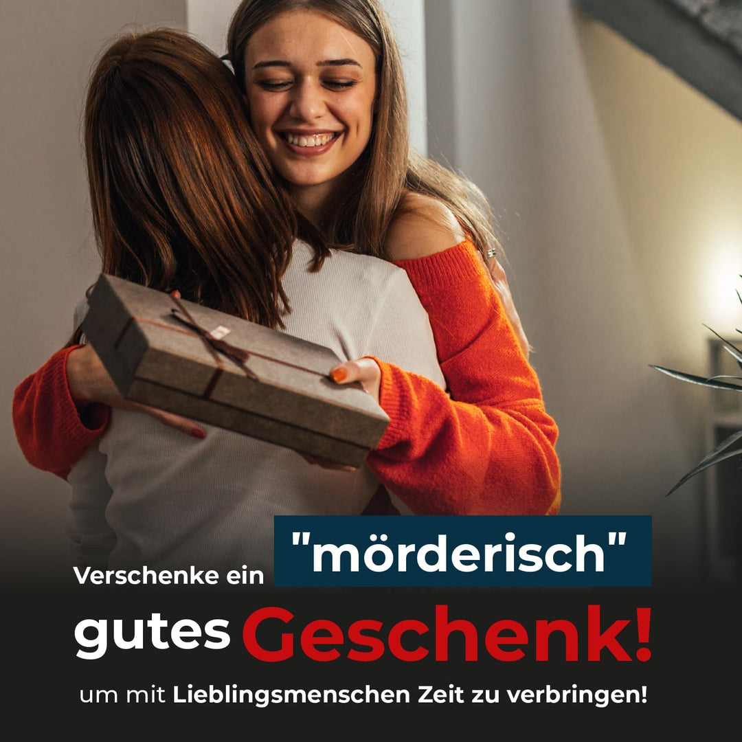 Krimidinner für Zuhause Après-Ski und Alibi für 6-8 Personen perfekt für Weihnachten Silvester und d