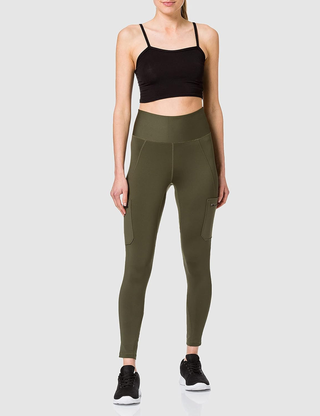 All Terrain Gear by Wrangler Damen Cargo Legging Deep Depths Hiking Pants XXL Olive, XXL Olive