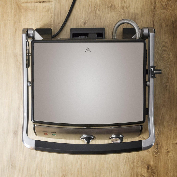 ROMMELSBACHER Kontaktgrill KG 2020 - variable Anwendungsmöglichkeiten, stufenlos regelbar, 5-fache H