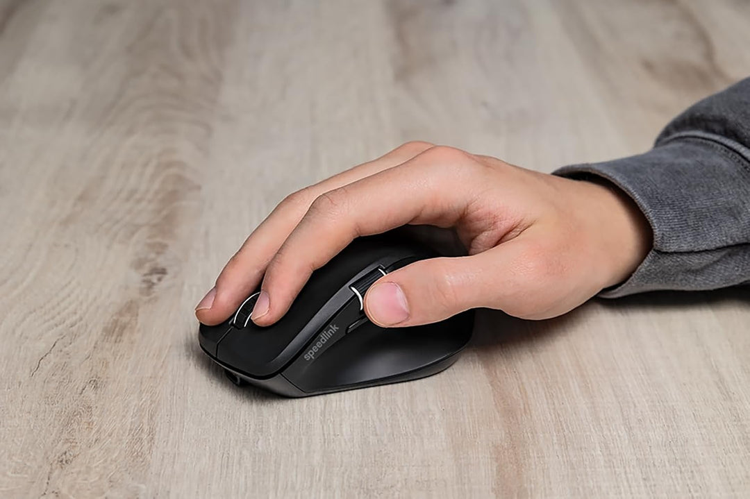 Speedlink Libera Silent Mouse - Bluetooth Maus kabellos, leise, 2 Bluetooth Profile & USB 2.4GHz, Da