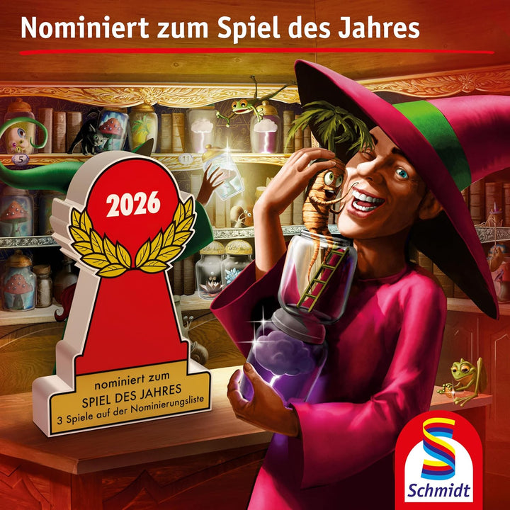 Schmidt Spiele 49468 Morty Sorty, Magic Shop, Famileinspiel, Strategiespiel, Blau, Grün, Gelb