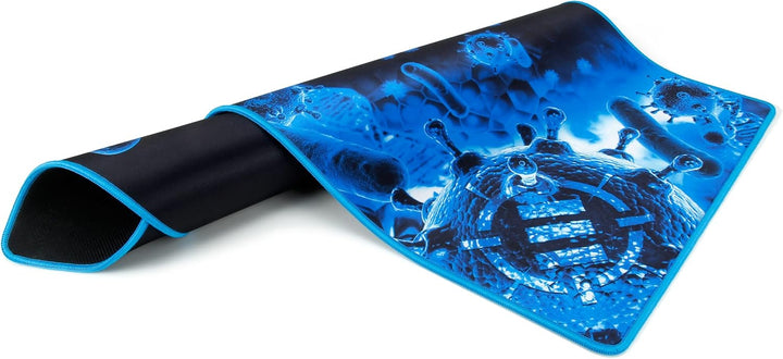ENHANCE GX-MP2 Extended Gaming Mauspad - XXL Mauspad (80 x 35 cm) Mehrfarbig (Blau/Schwarz), Mehrfar
