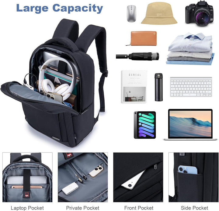 YOODI Reiserucksack Handgepäck Flugzeug 40x30x20 Wizzair Erweiterbarer 15,6 Zoll Laptop Rucksack Rei