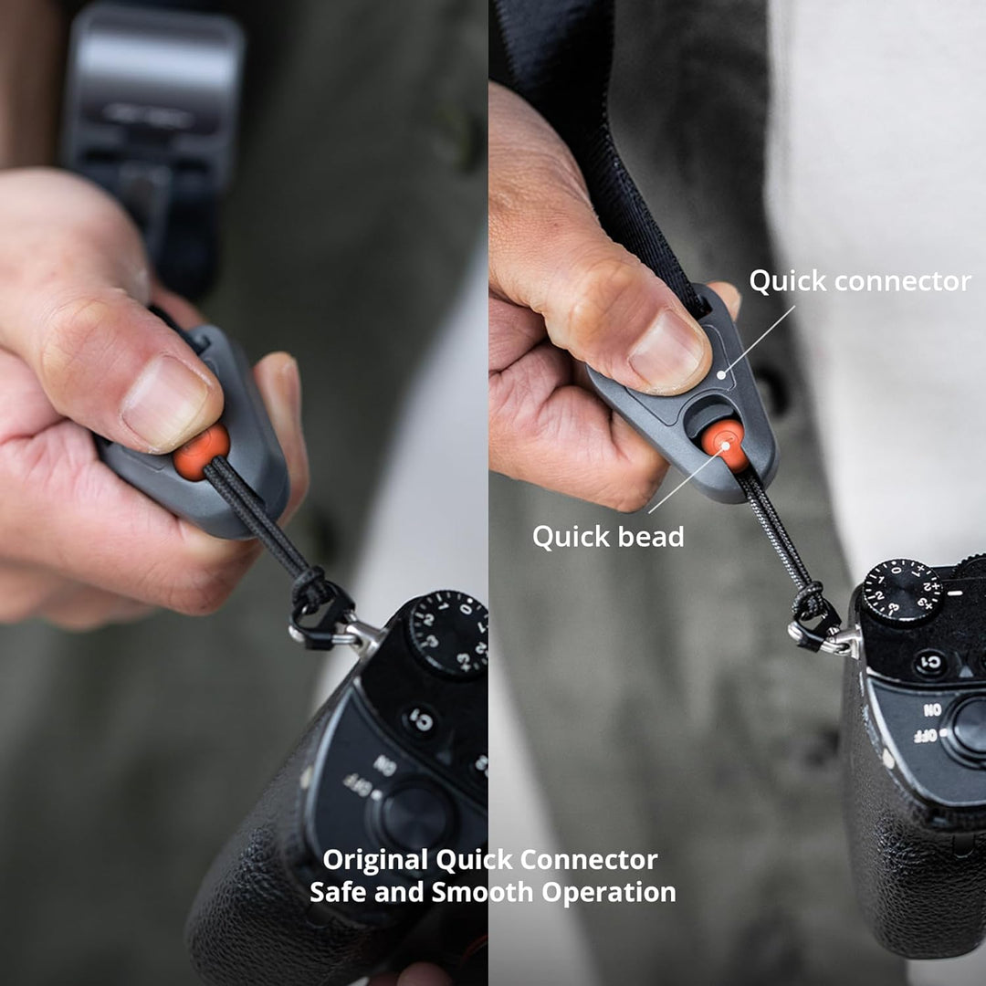 PGYTECH Rucksack-Kameragurt mit Schnellperlen, Schwarz