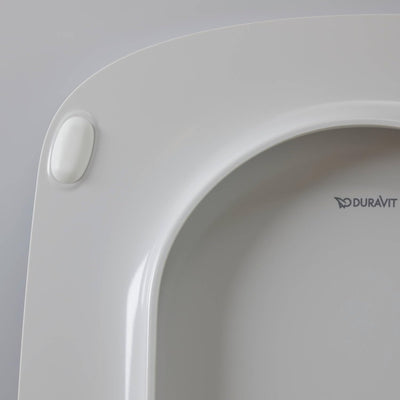 Duravit WC-Sitz DuraStyle, Toilettendeckel mit Absenkautomatik, Klodeckel aus Urea-Duroplast, mit Ed