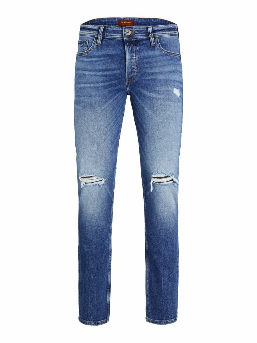 JACK & JONES Tim Original Slim Fit Herren Jeans, Farbe:Blau (SPK001), Hosengrösse:W33/L30