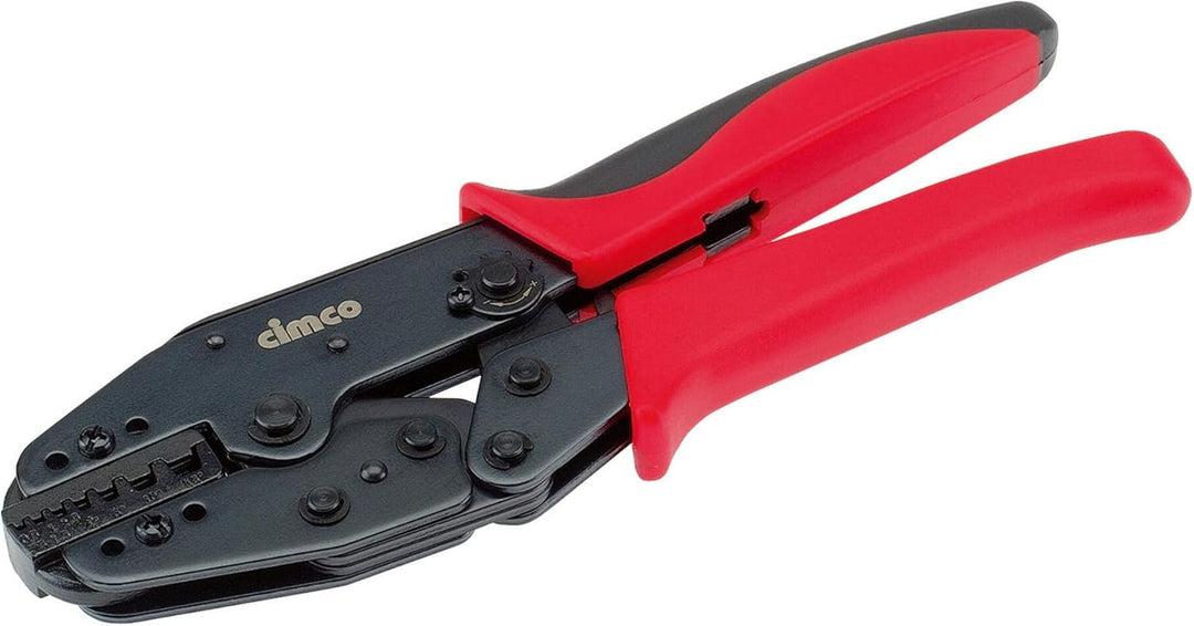 Cimco 106120 PRESSZANGE F.Aderendhülsen0,5-16, Schwarz, Rot