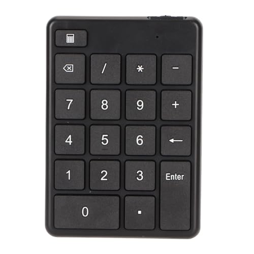 Bluetooth-Nummernblock, Kabelloser Ziffernblock, Numpad 19 Tasten, Tragbarer -Nummernblock für Finan