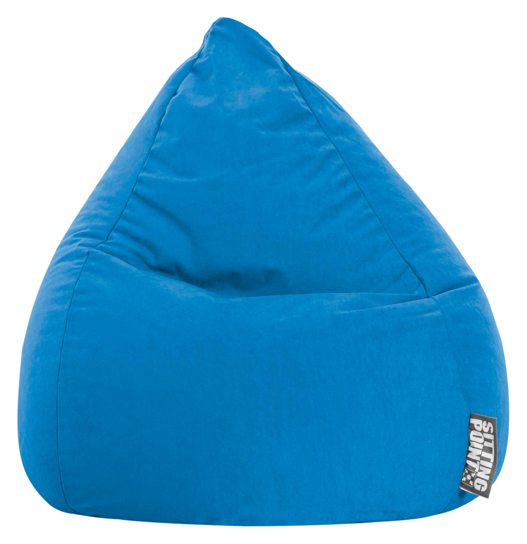 Sitting Point 29940 010 Sitzsack BeanBagEasy L blau 70x90 cm / 120L Blau, 70x90 cm / 120L Blau