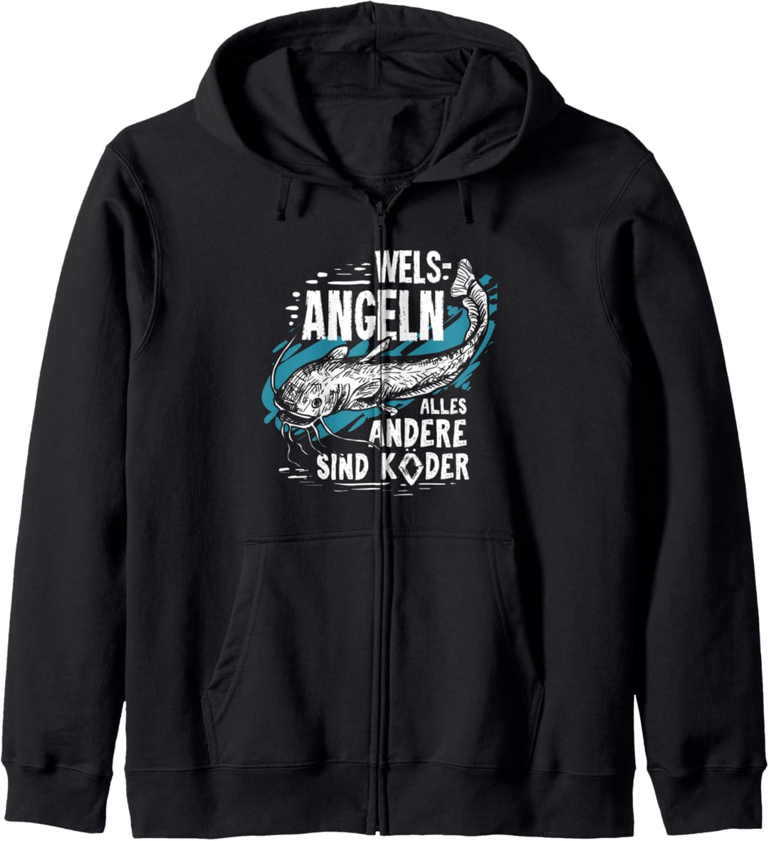 Anglerwitze Geschenk für echte Angler Kapuzenjacke