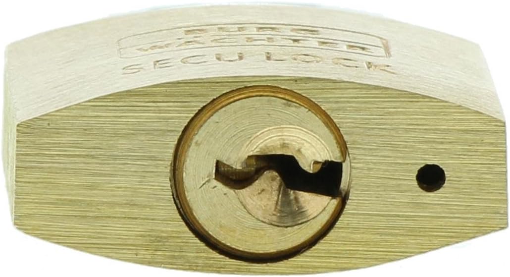 BURG WÄCHTER Vorhangschloss-Set 405 Quadro, 30 mm SB-4, 1 Stück,QUADRO 405 30 GL SB