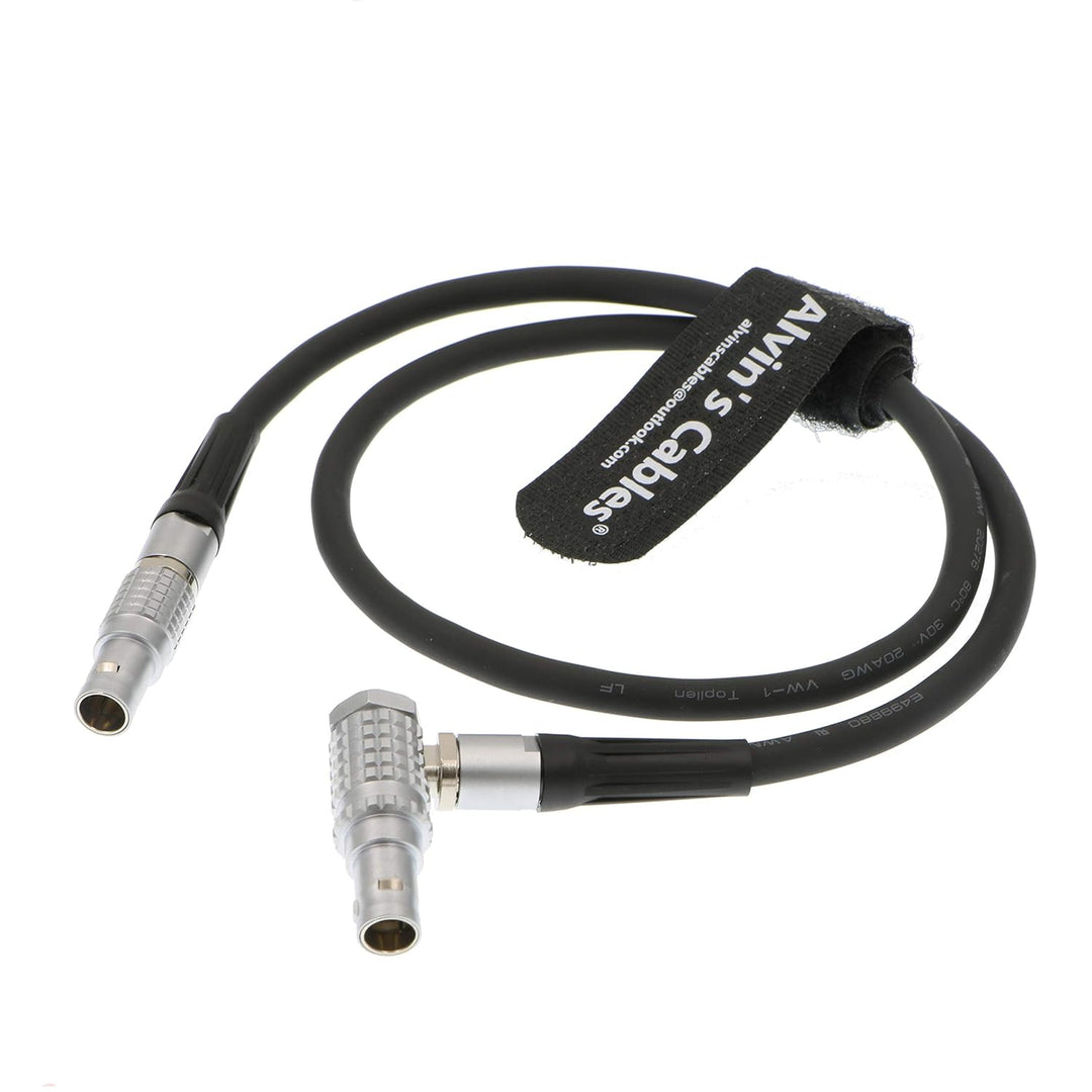 Alvin's Cables 2 Pin Stecker Rechtwinklig zu 2 Pin Stromkabel für Teradek Bond über Alexa Camera 45C