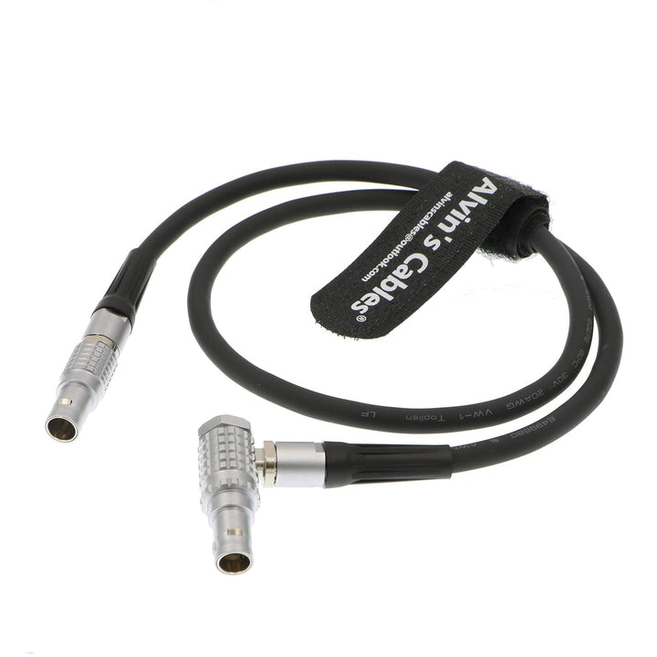 Alvin's Cables 2 Pin Stecker Rechtwinklig zu 2 Pin Stromkabel für Teradek Bond über Alexa Camera 45C