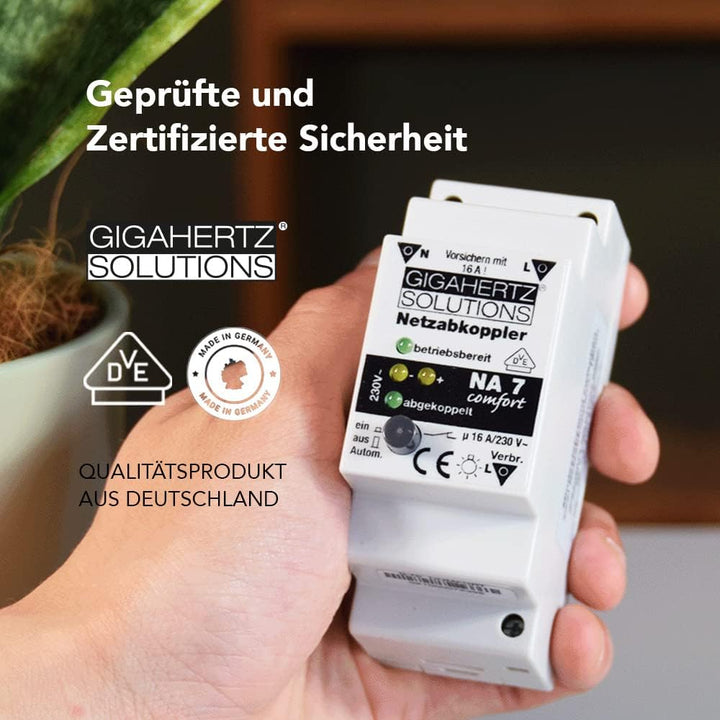 Gigahertz Solutions 210-185 Netzabkoppler 1 St. NA7 Schaltspannung (max.): 230 V/AC 16A 2300W Restwe