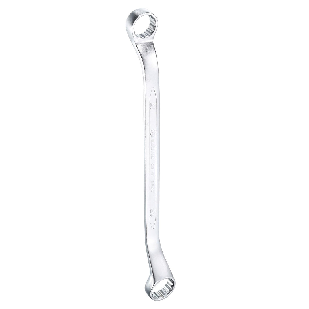 QUARKZMAN 45 Grad Offset Doppel-Ringschlüssel 21 mm x 23 mm, 12-Punkt-Metrischer CR-V-Doppelringschl