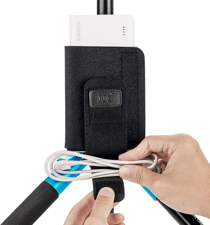 JJC Befestigungsgurt, faltbarer Streifen hält Powerbank, externen Akku und andere Geräte wiegt bis z