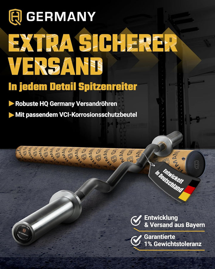 HQ Germany® Performance SZ Stange 50mm | 130cm, 10kg Stange (ohne