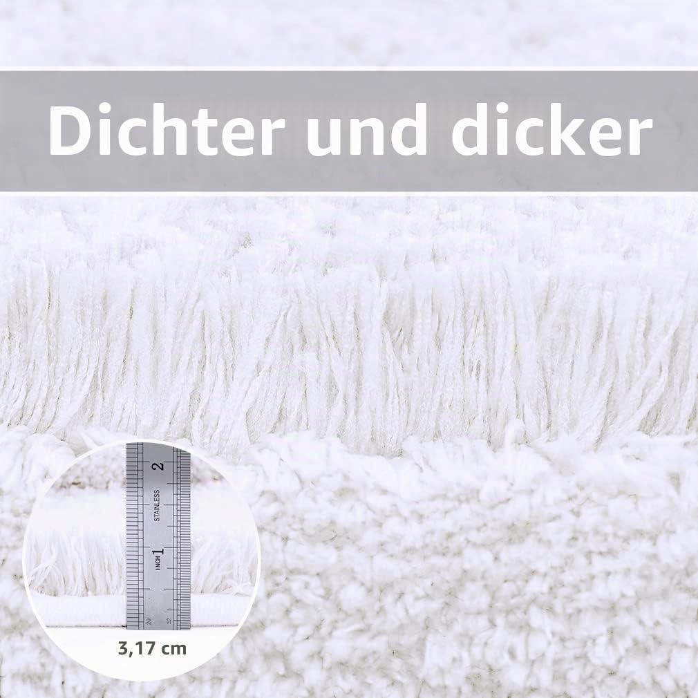 VANZAVANZU Badematte rutschfest Badteppich Verdickt Badezimmerteppich Weich Badeteppich Flauschige M