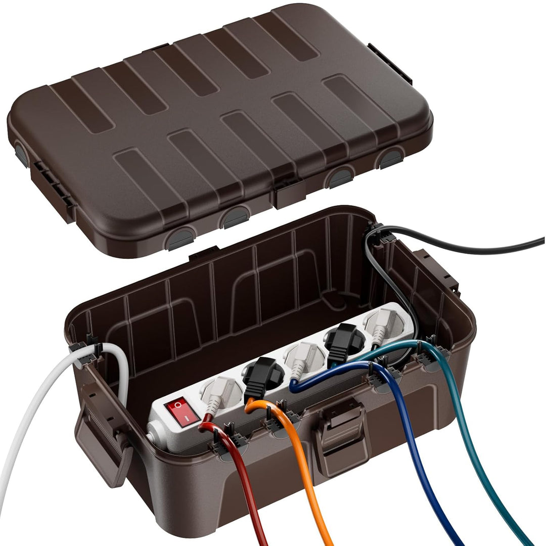 RESTMO Extra grosse wasserdichte Kabelbox, IP54 wasserdicht, Outdoor-Kabelsicherheitsbox, wetterfest