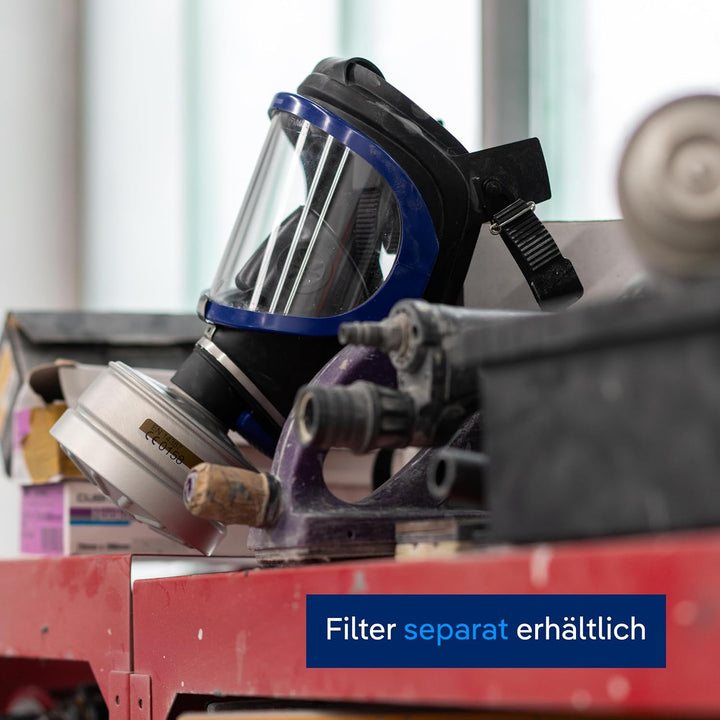 Dräger X-plore 6300 Vollmaske aus EPDM mit Standard-Rd40-Anschluss Rd40| Maske geeignet für Farben,