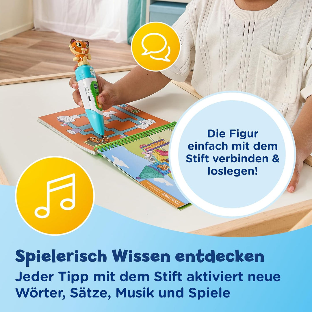 Vtech MagiBook Story'Friends Starter Set inkl. Buch Tagesabläufe Lernstufe 1 – 2 interaktive Soundbü