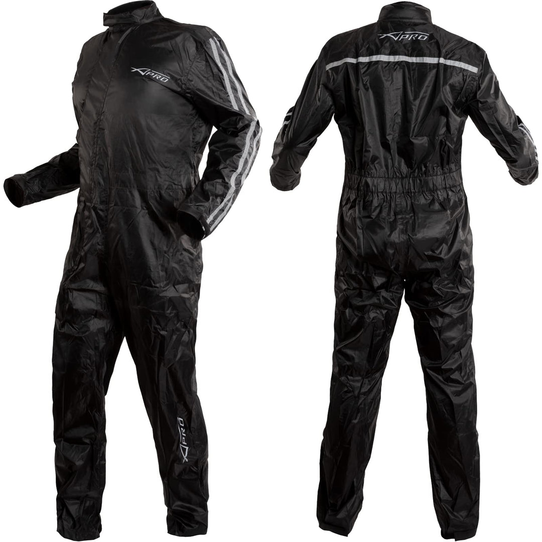 Regenkombi Regenjacke Motorrad Regenhose Wasserdicht Regenanzug Silber S S Silber, S Silber