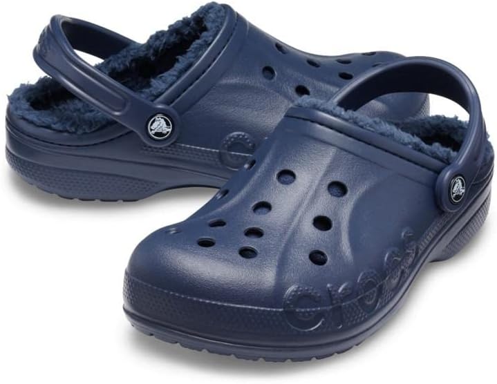 Crocs Unisex Baya Lined Clog 36/37 EU Navy, 36/37 EU Navy