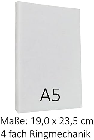 Hochzeitideal Stammbuch der Familie DIN A5 'Alan' Leinen (Grau), Grau