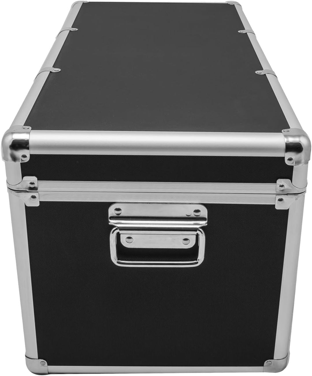 Aluminium-Rahmenkoffer Transport-Box, Koffer in Schwarz mit 54 Liter Volumen 054 Liter Schwarz, 054