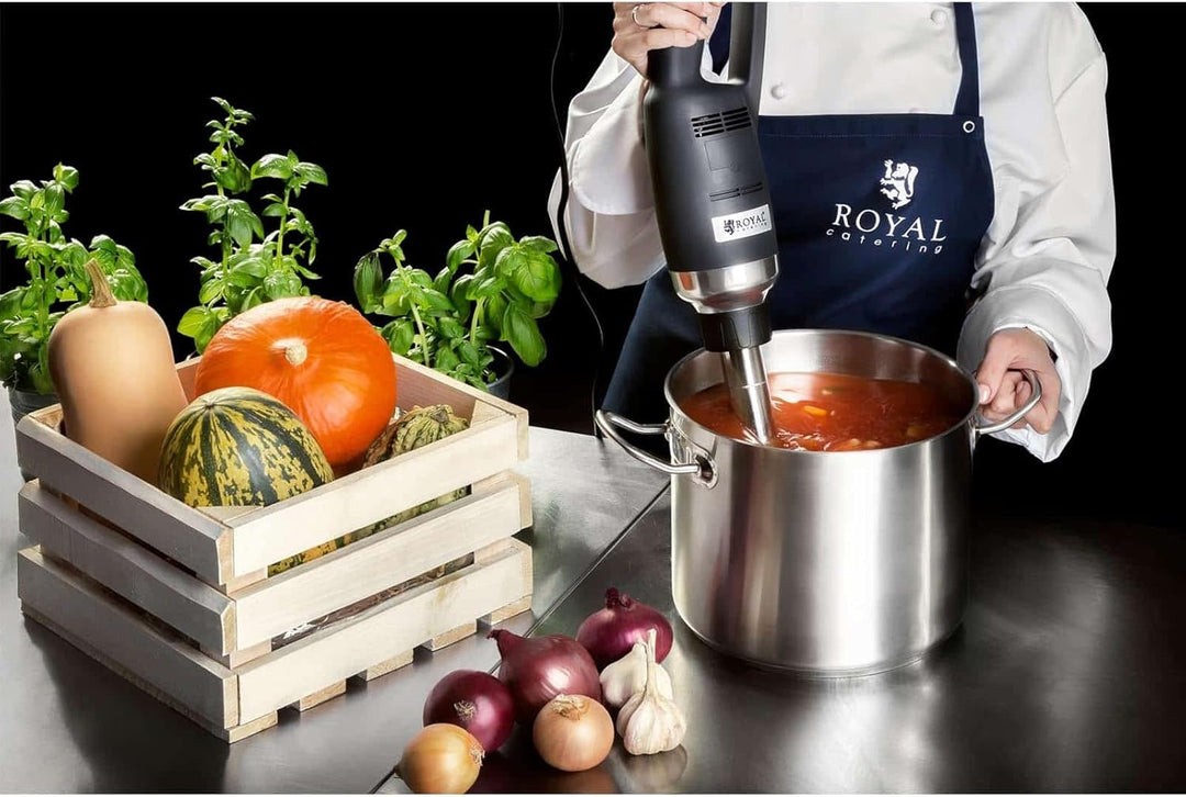 Royal Catering RCSM-350-300 Elektrischer Stabmixer Pürierstab Mixstab 18 000 U/min 350 W mit ergonom