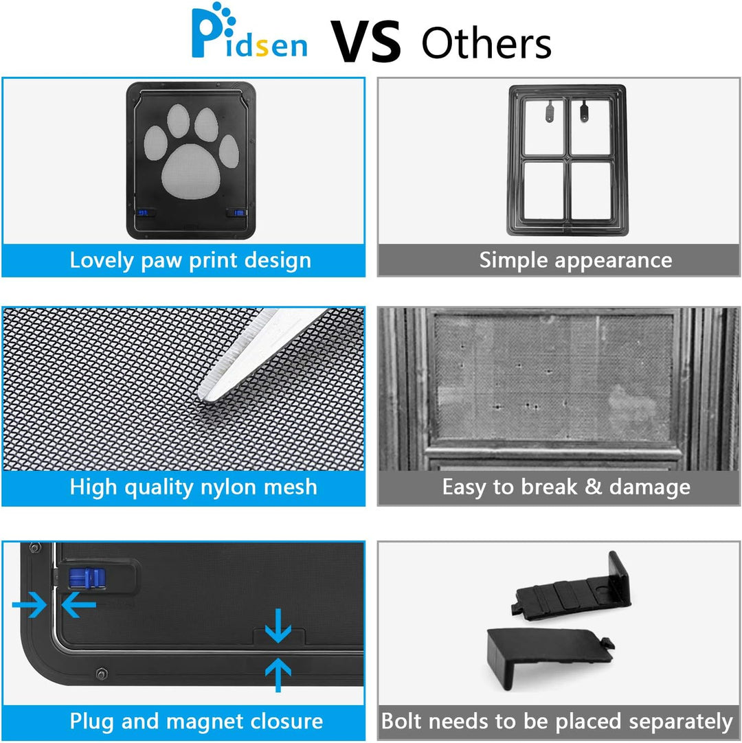 Katzenklappe Innentür, Hundeklappen Katzenklappe Automatisch, Haustier Bildschirm Türklappe Abschlie