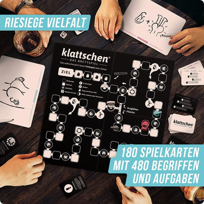 DENKRIESEN - klattschen® MEGA-Pack -klattschen Brettspiel, klattschen & klattschen White Edition - D