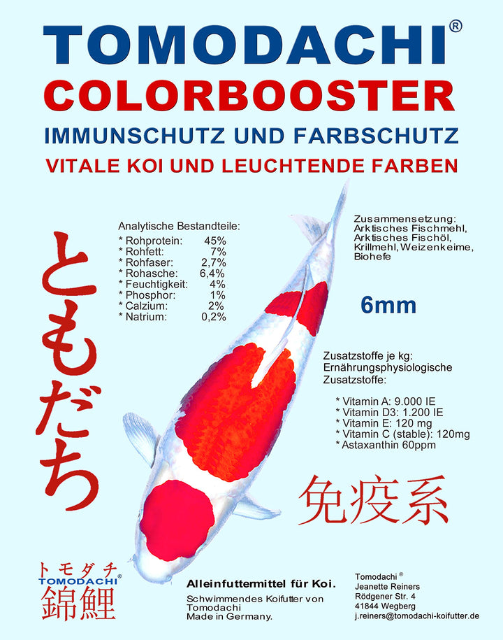 Koifutter, Energiefutter schwimmend, Wachstumsfutter, Farbschutz u. Immunschutz , deutsches Premium