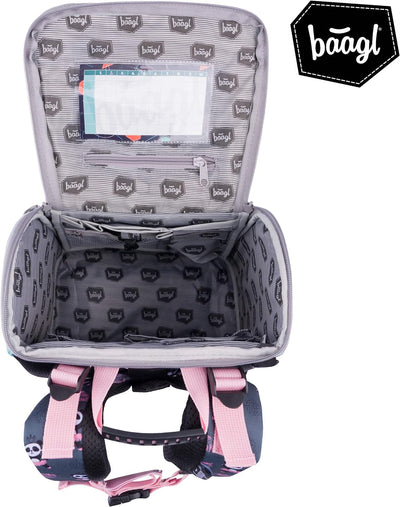 Schulranzen Mädchen 1. Klasse - Ergonomische Schultasche für Kinder - Schulrucksack mit Brustgurt -