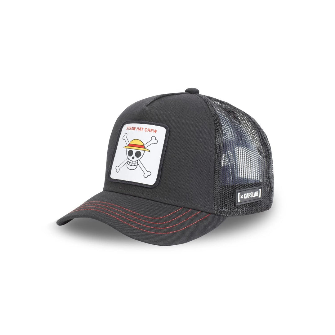 Capslab Ruffy One Piece Schwarz Trucker Cap Einheitsgrösse Noir, Einheitsgrösse Noir