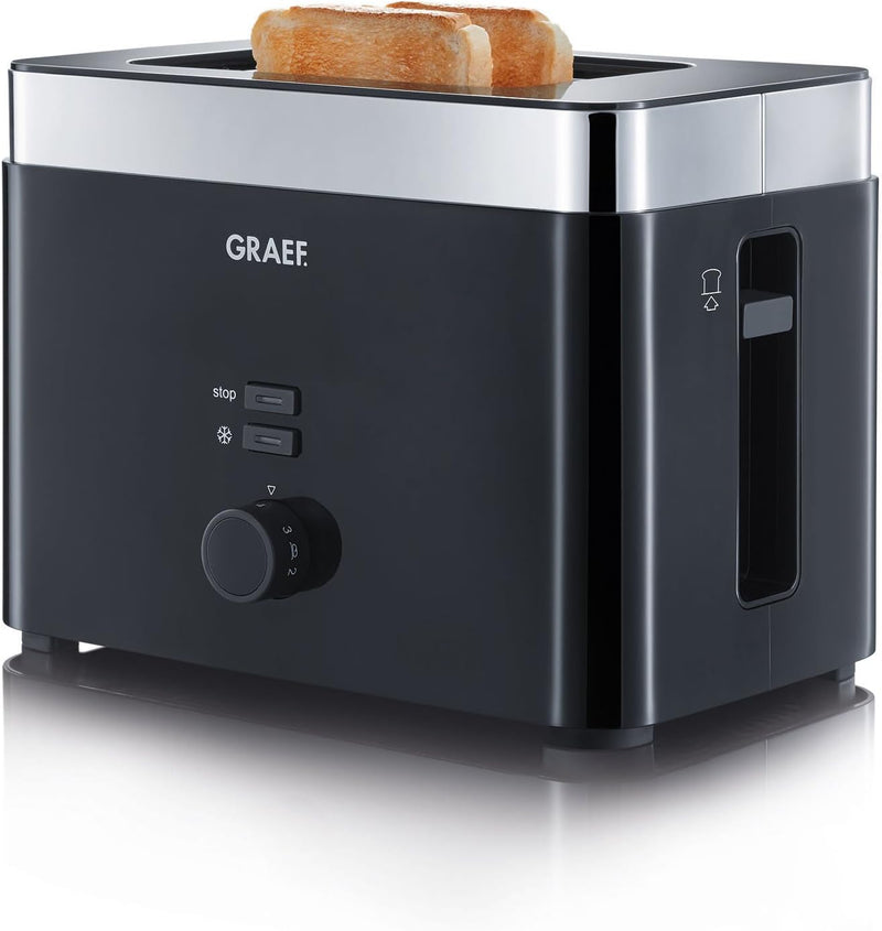 Graef WK600EU Wasserkocher, Rostfreier Stahl, 1.5 liters, Edelstahl, Mattiert & Graef Toaster TO 62,