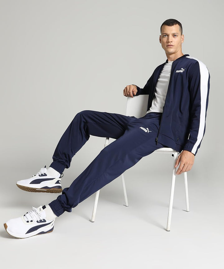 PUMA Herren Trainingsanzug S Navy Blue, S Navy Blue