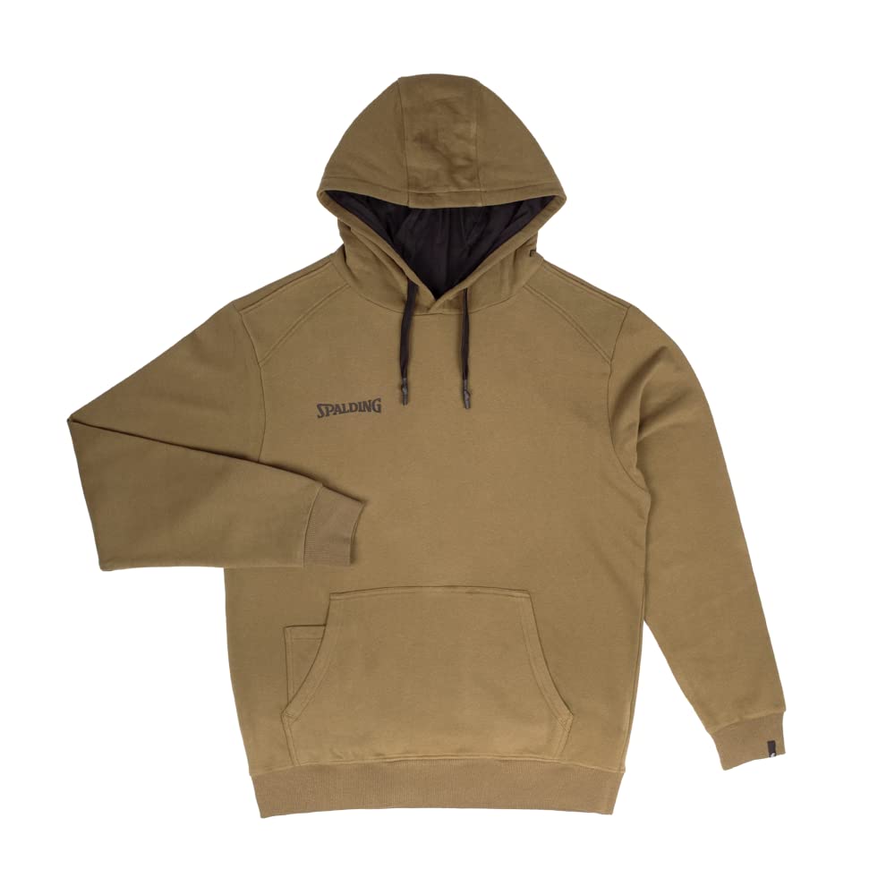 Spalding - Sweatshirt mit Kapuze - Khaki Grün - 80% Baumwolle - Sportswear Sweatshirt - Grösse XL
