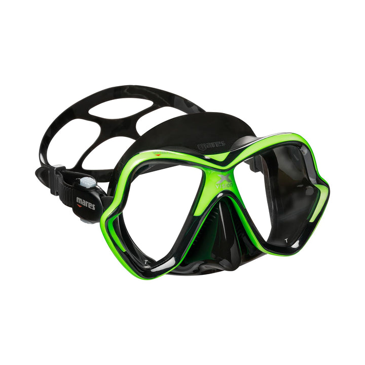 Mares X-Vision Tauchmaske schwarz/grün, schwarz/grün