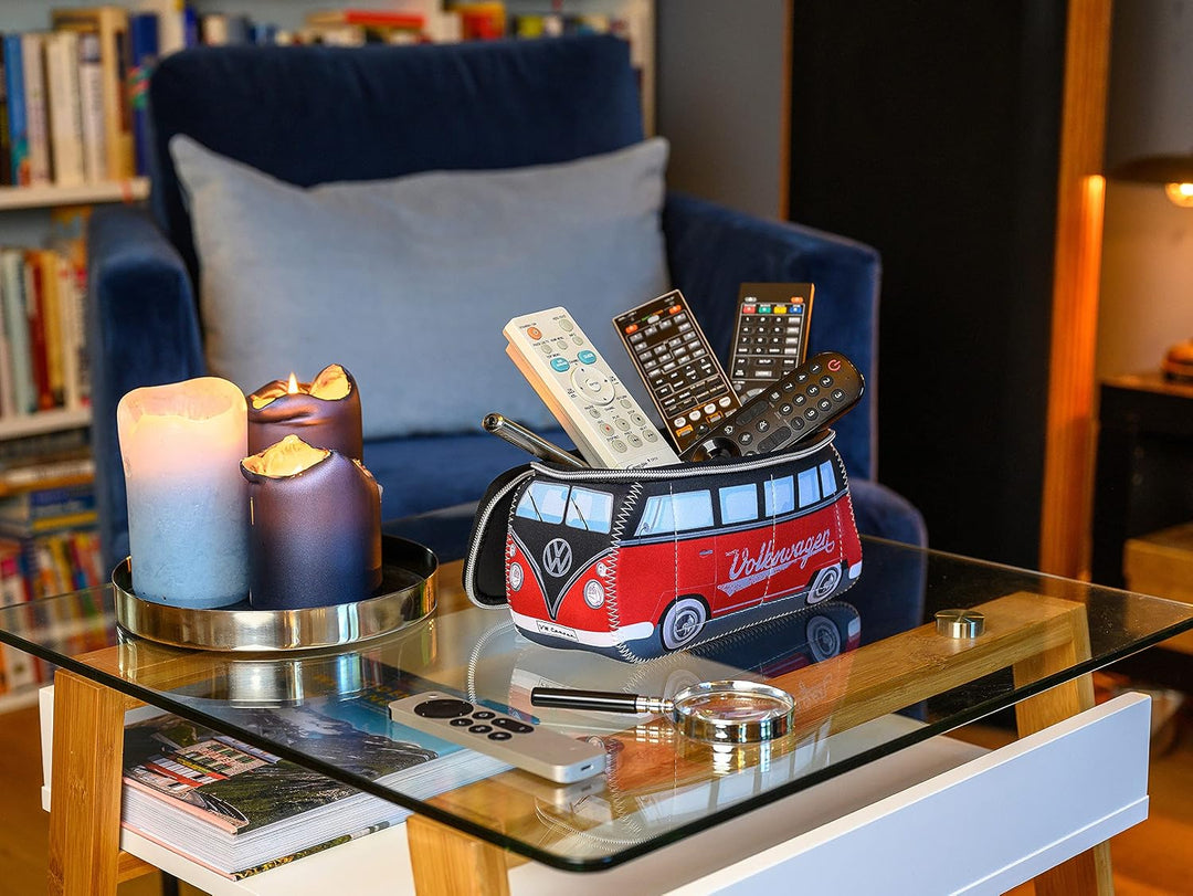 BRISA VW Collection - T1 Bulli Bus Kulturbeutel Kosmetiktasche | Volkswagen Universaltasche Waschbeu