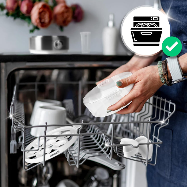 Duronic EB40 WE Eierkocher, Eierkocher für 7 Eier, 400 Watt Eierkocher, Härtegrad von weich bis hart