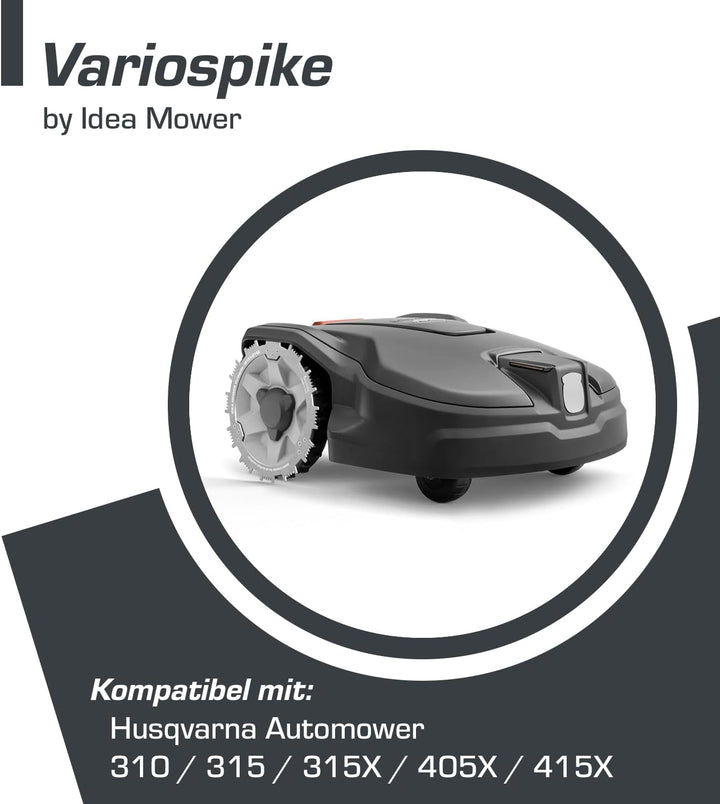 Idea Mower Variospike Mähroboter Spikes kompatibel mit Husqvarna Automow Serie 300