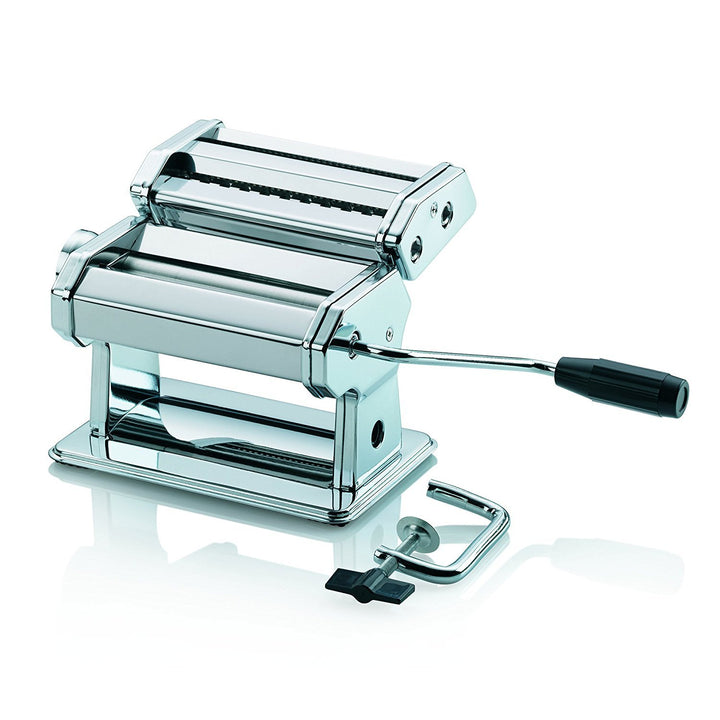 Kela 11720 Nudelmaschine, Für 3 Pasta-Sorten, Chromstahl, Antonietta
