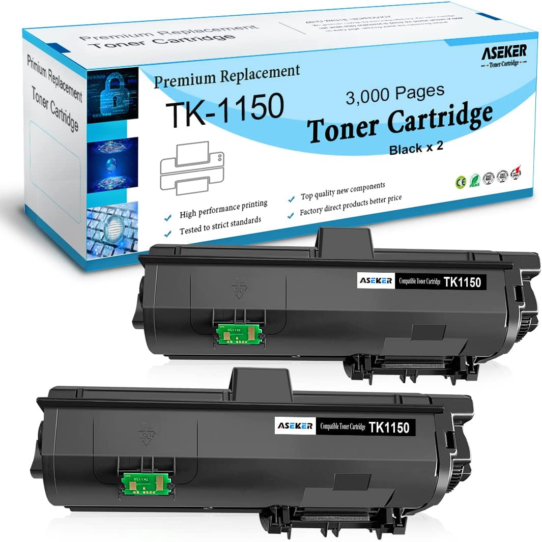 ASEKER Kompatibel TK1150 TK-1150 Tonerkartusche 1T02RT0NL0 für Kyocera ECOSYS M2135dn M2635dn M2635d