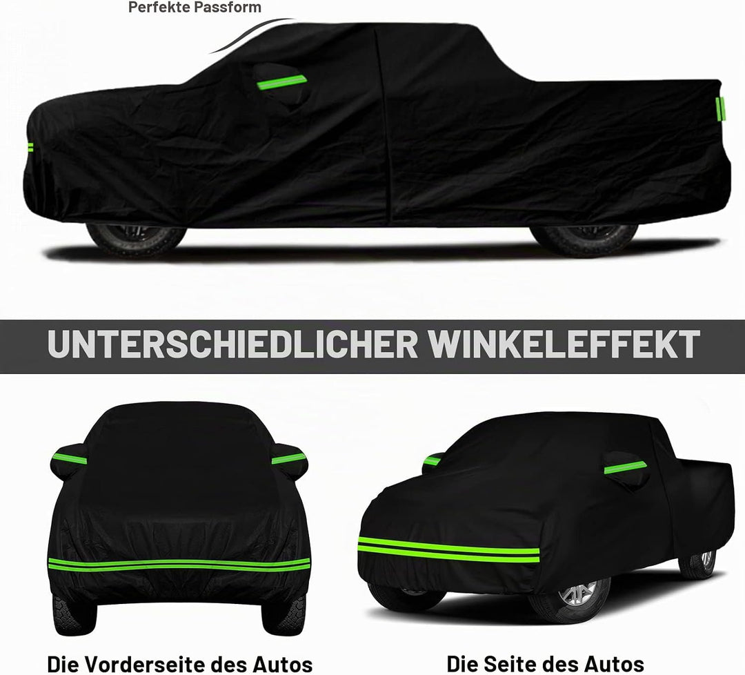 Pickup Autoabdeckung, Auto Abdeckplane Vollgarage Ersatz für Ford Ranger, Toyota Hilux, Nissan Navar
