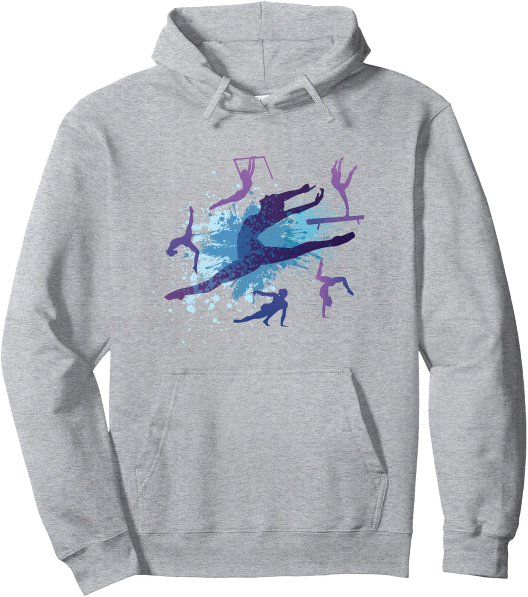 Turner Silhouetten Gymnastik Sport Pullover Hoodie