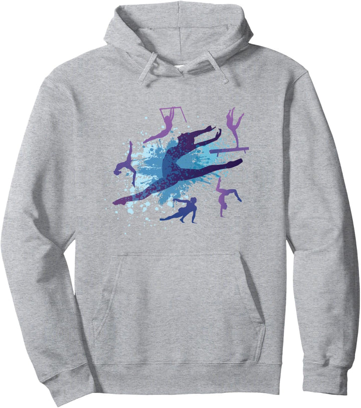 Turner Silhouetten Gymnastik Sport Pullover Hoodie