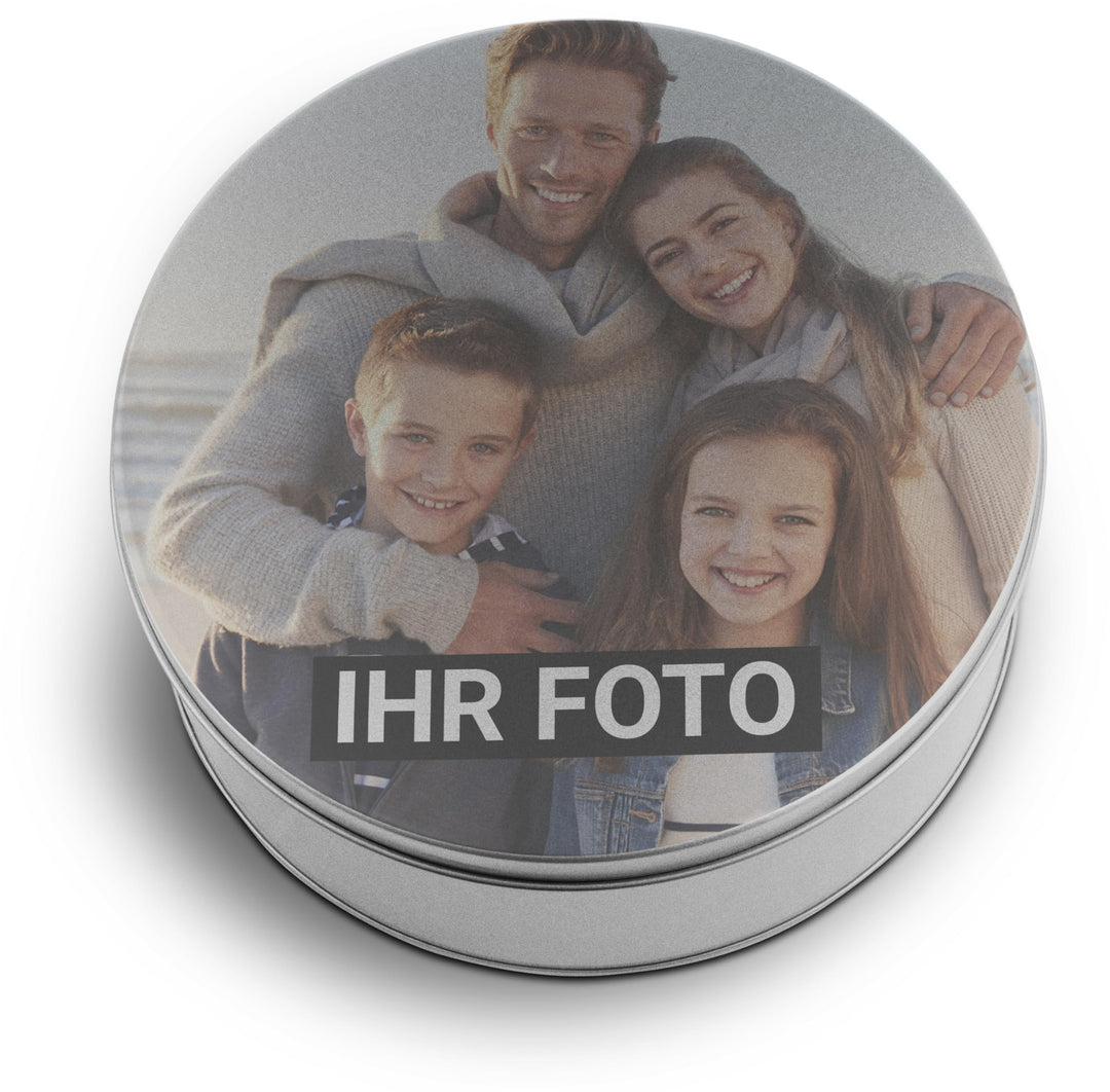 printplanet® - XL Keksdose personalisiert - Keks-Dose mit eigenem Wunschtext personalisieren - Plätz